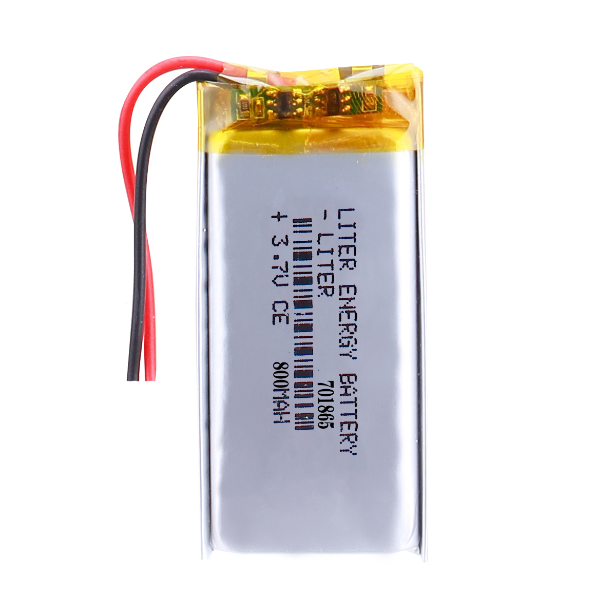 3.7V Standard Lithium Polymer Battery LP423258 800mAh 2.96Wh