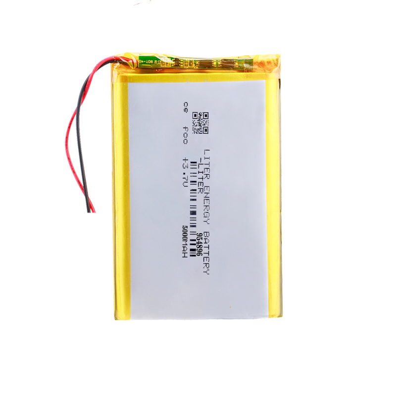 5000mAh Lithium Polymer Battery 3.7V 954896 High Capacity 18.5Wh