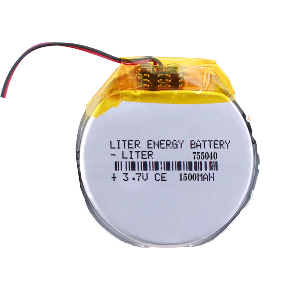 Round Lithium Polymer Battery for Electronic Toothbrush